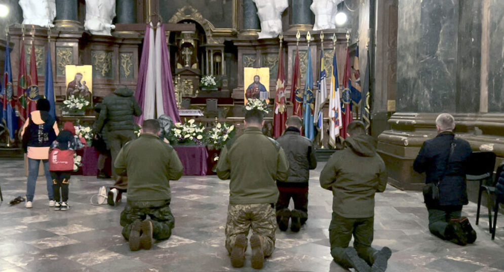 praying